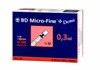 Insulinspritze Micro-Fine™ 0,3 ml (bis 30 I.E.) 8 x 0,30 mm (m. K.) 100 Stück